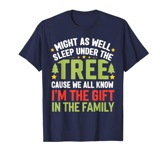 Funny Christmas Kids Mens Christmas Pajamas Women Boys Xmas T-Shirt