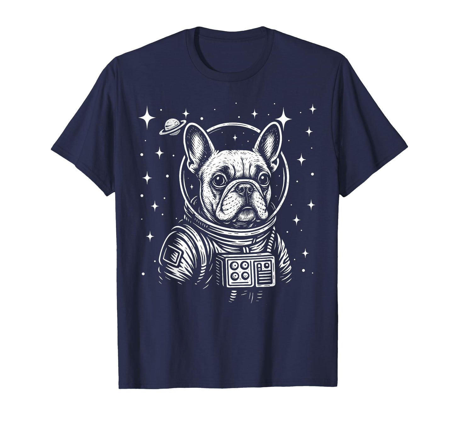 Astronaut French Bulldog Space Galaxy Dog Lovers T-Shirt
