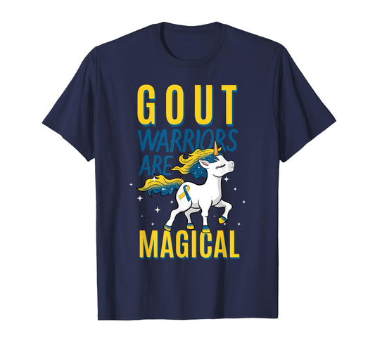 Gout Warrior Awareness Ribbon Warrior Arthritis Podagra T-Shirt