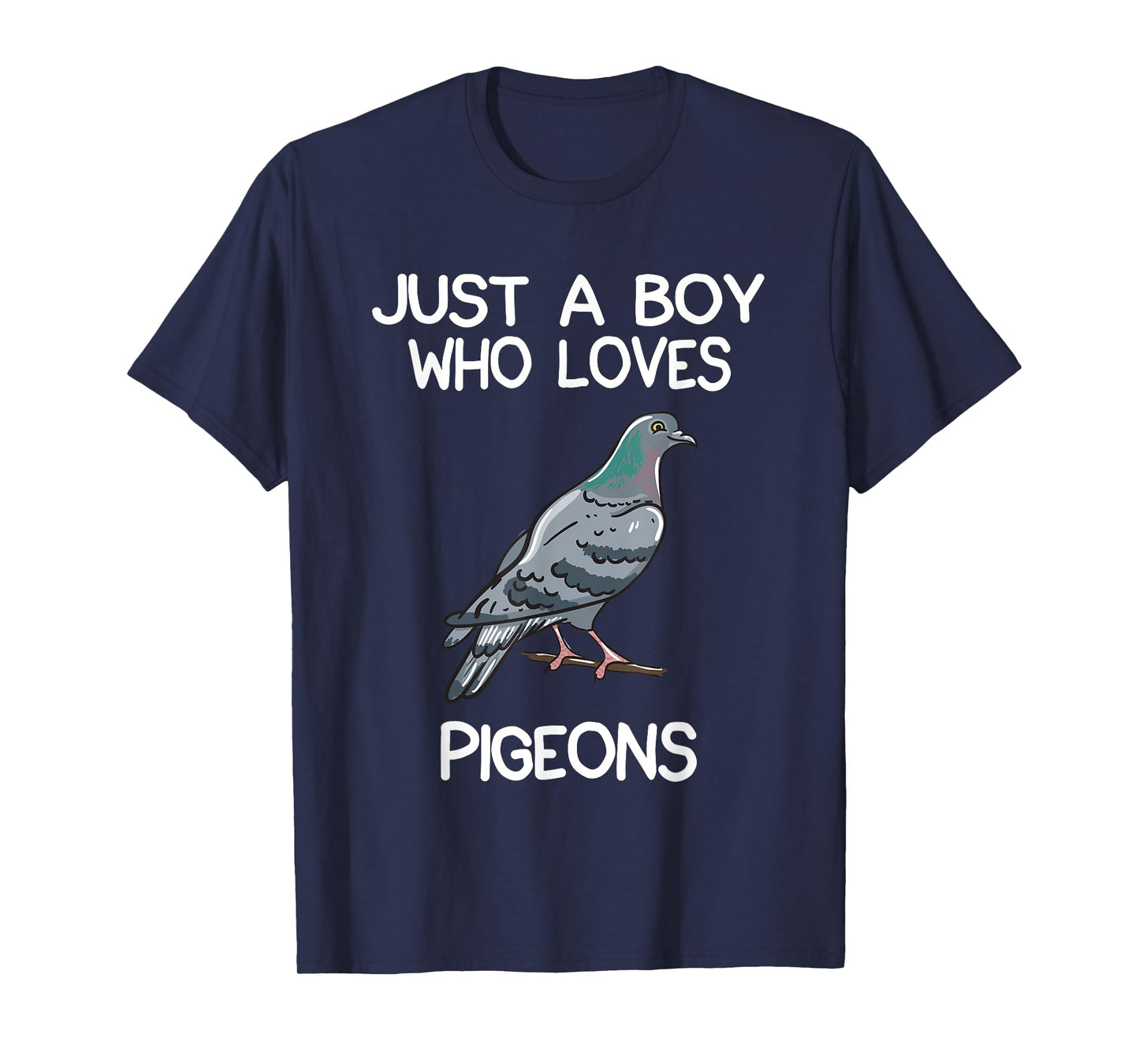 Just A Boy Who Loves Pigeons Owner Lover Gift Pigeon Love T-Shirt