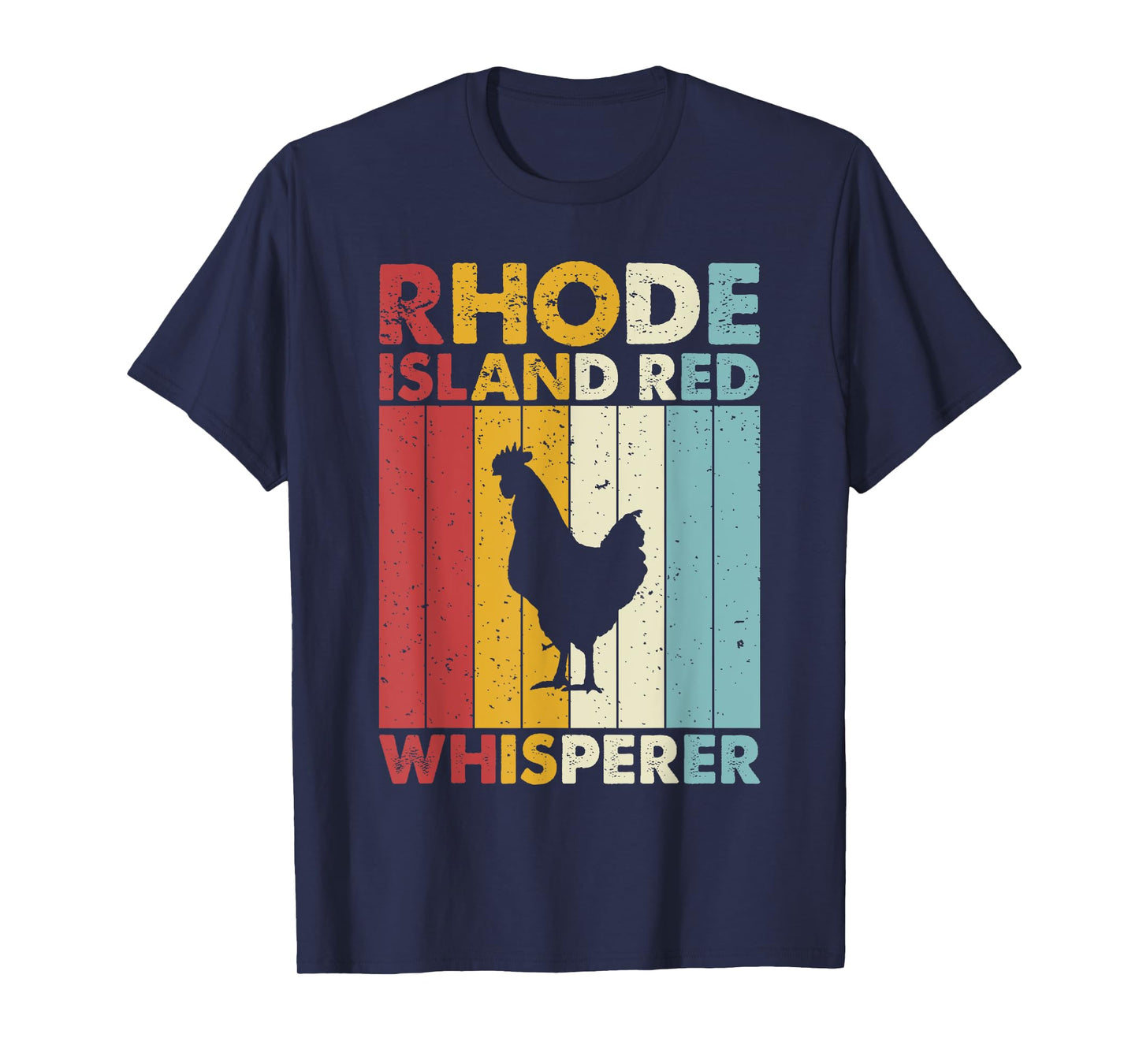 Chicken Dad Mom Whisperer - Farmer Vintage Rhode Island Red T-Shirt