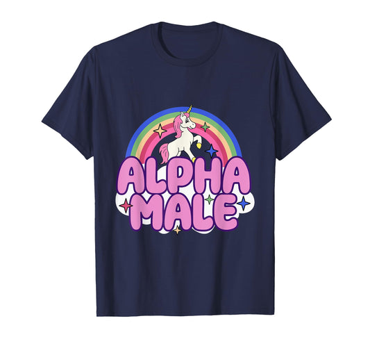 Alpha Male Unicorn Funny T-Shirt