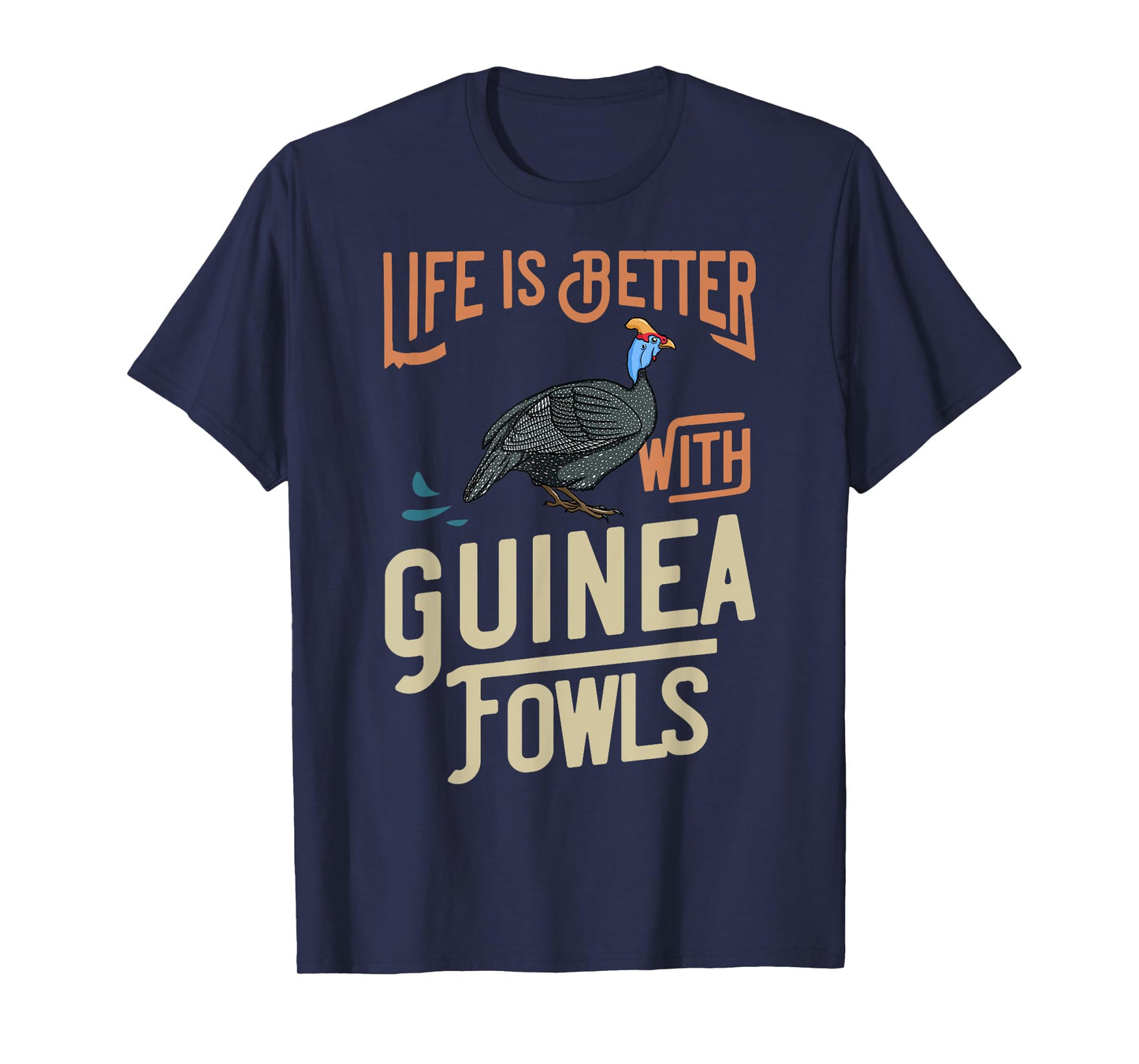 Guinea Fowl Gift Chicken Hen Farmer T-Shirt