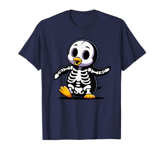 Halloween Penguin Skeleton Spooky Penguins T-Shirt