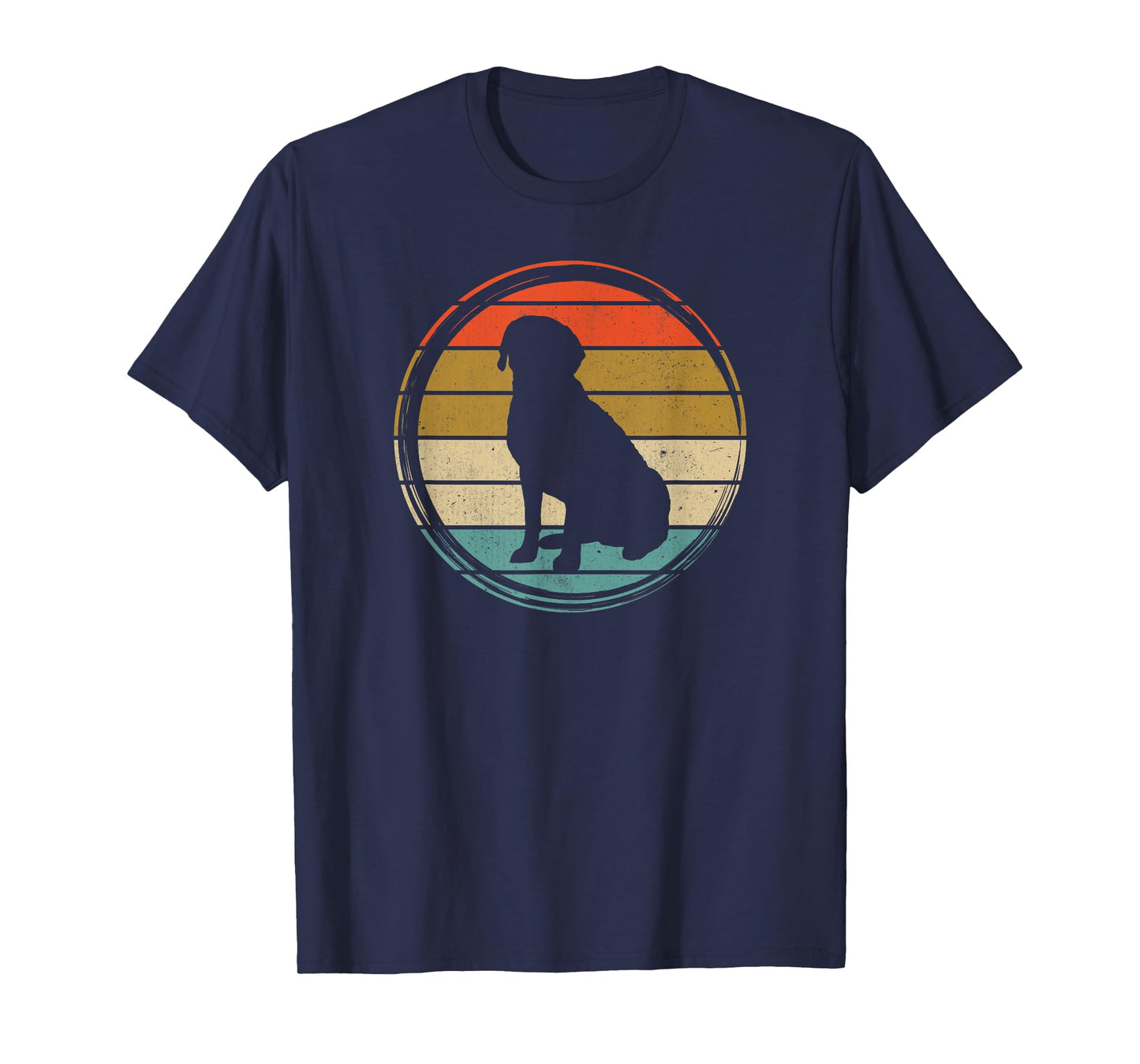 Black Yellow Chocolate Lab Vintage Labrador Men Women Kids T-Shirt