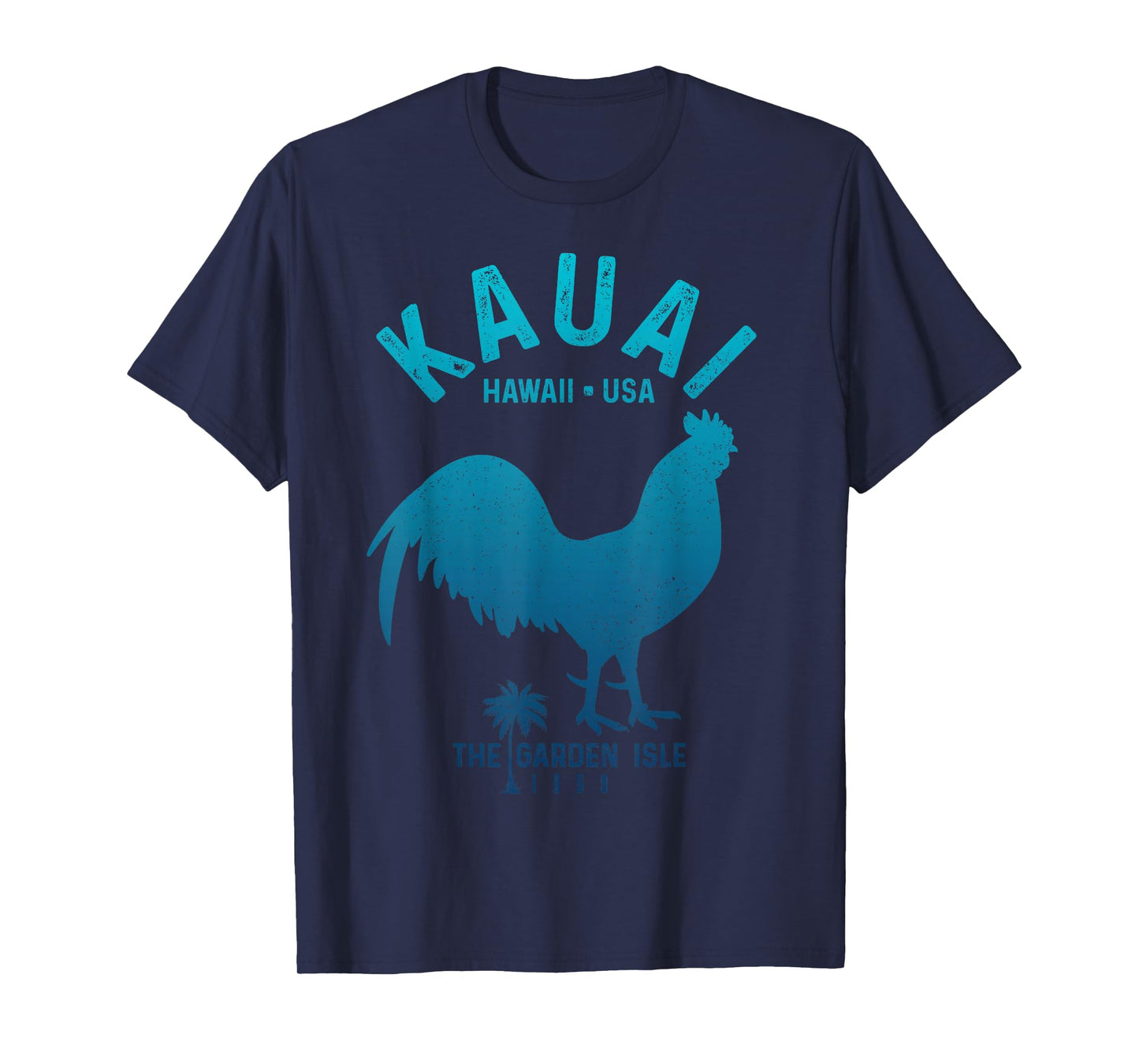 Kauai 1959 The Garden Isle Chicken Hawaii Vintage Hawaiian T-Shirt