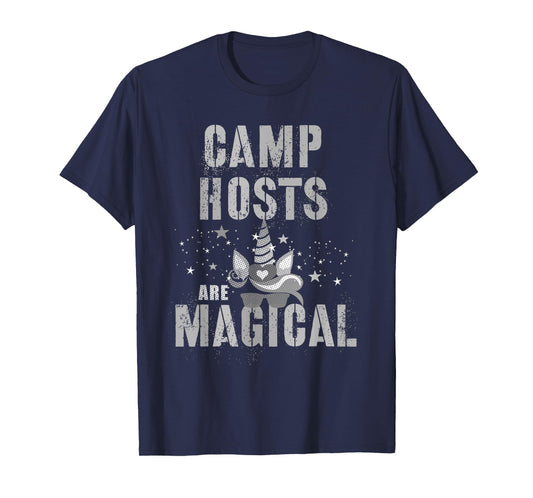 Funny CAMP HOSTS ARE MAGICAL Host I'm Unicorn Cool Mythical T-Shirt