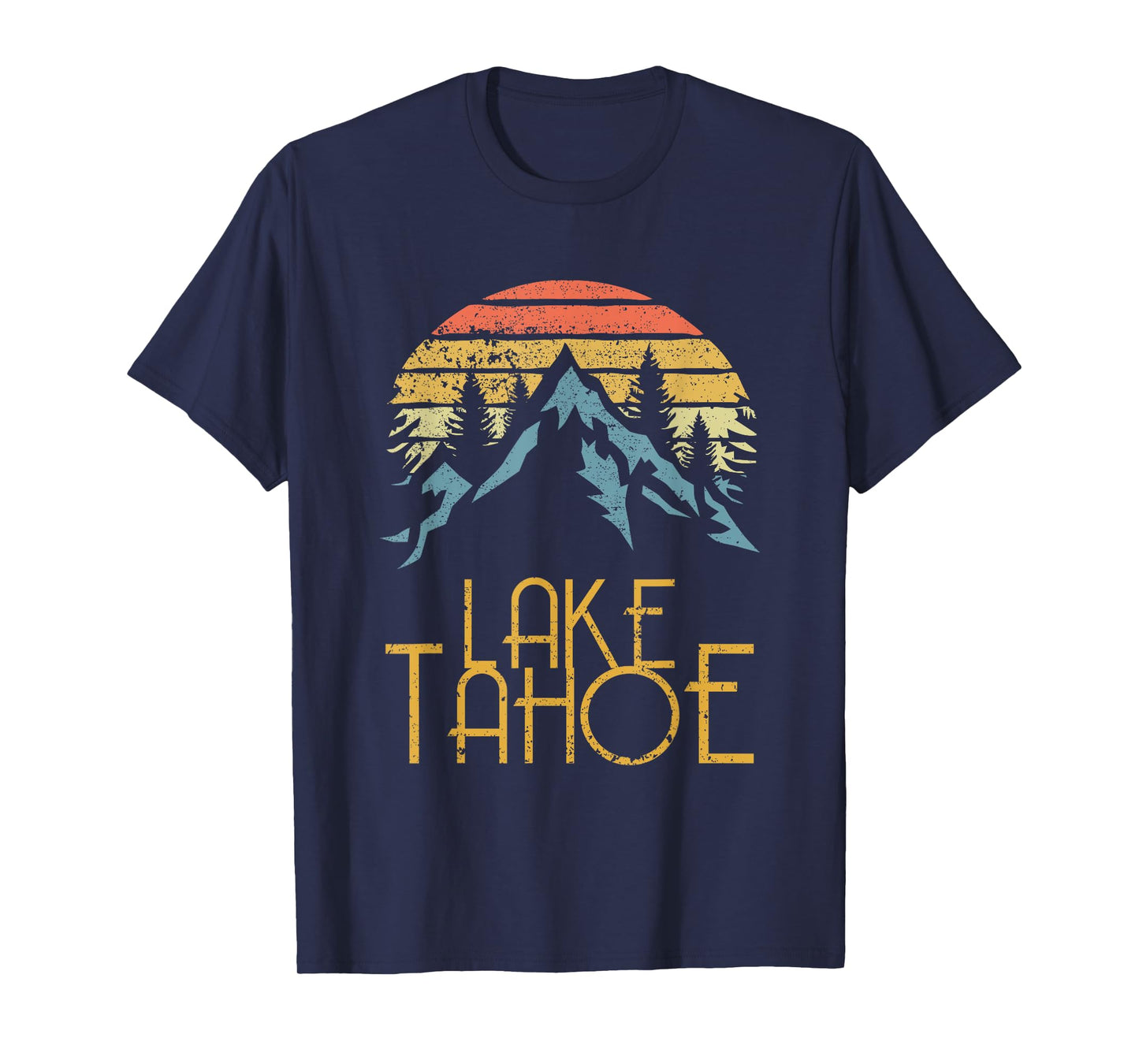 Vintage Lake Tahoe California Nevada Retro T Shirt T-Shirt