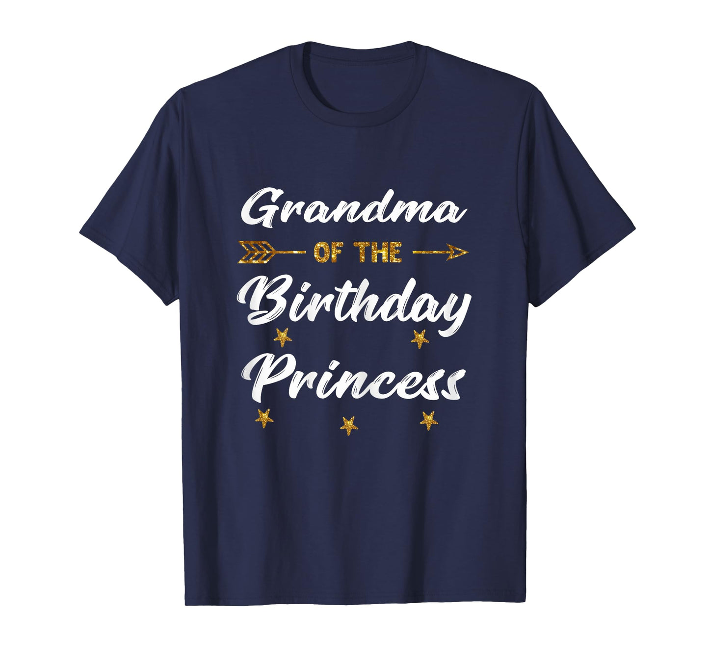 Grandma Of The Birthday Princess Girl Matching Family Party T-Shirt