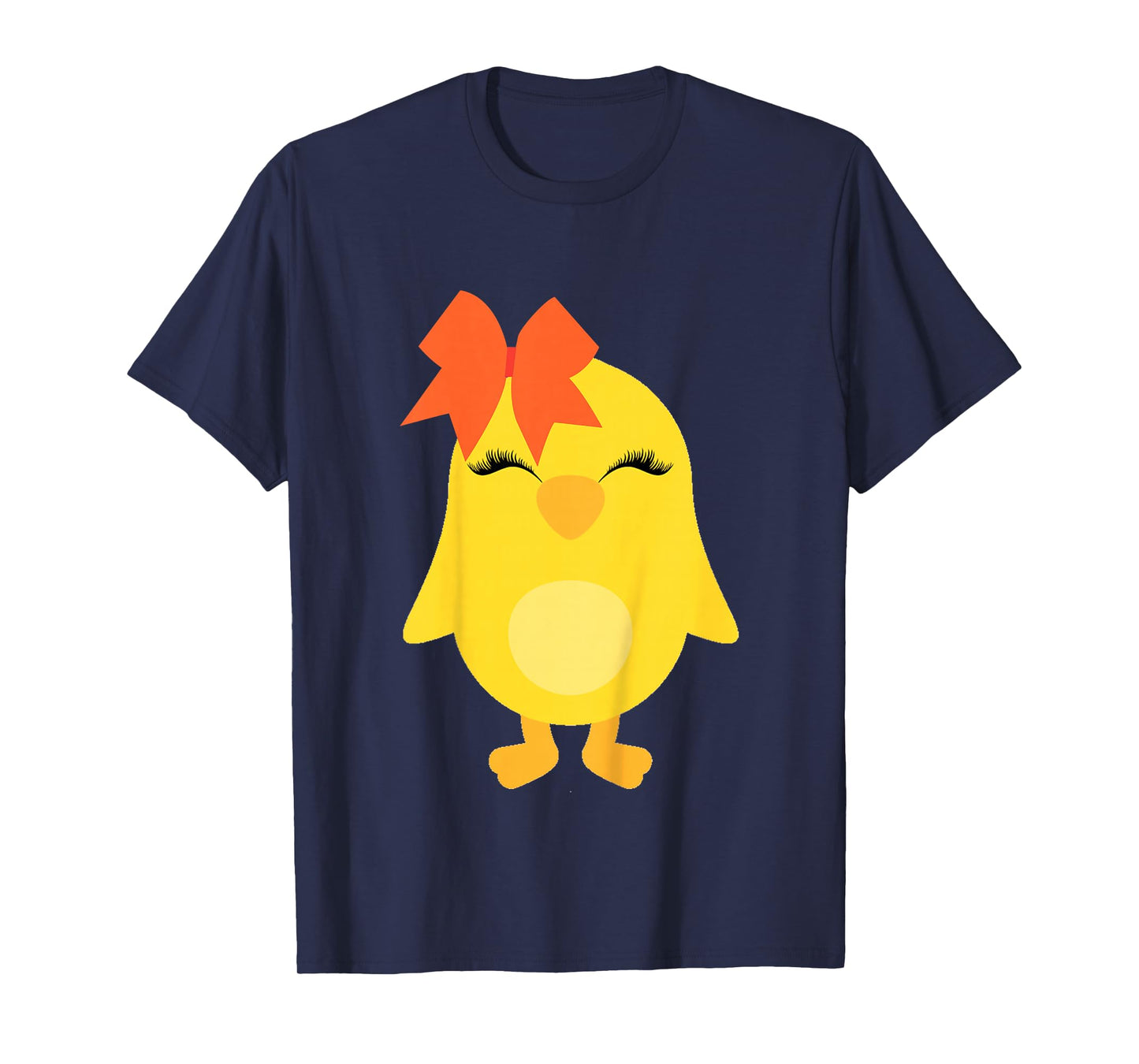 Chick with Bow for Girls Easter Toddler Baby Chicken T-Shirt