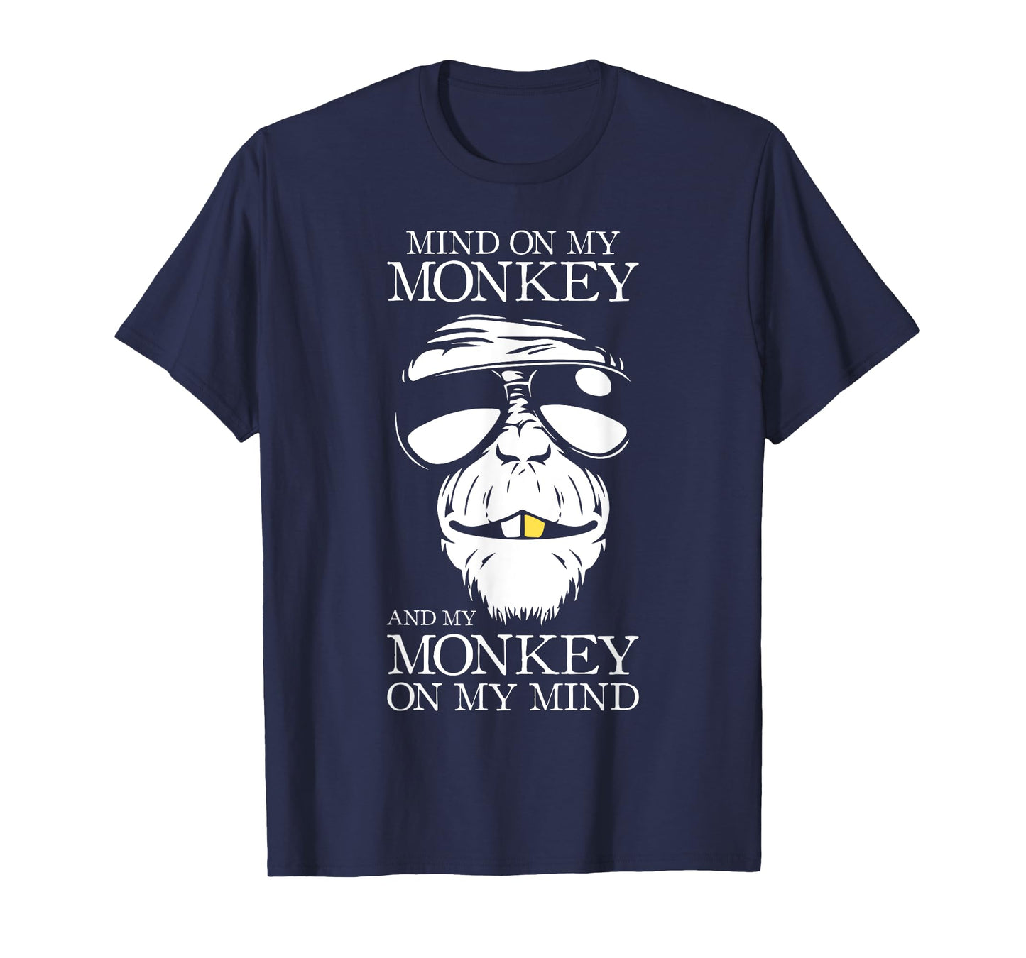 Gorilla Shirt | Mind On My Monkey | Motivational Ape Tee T-Shirt