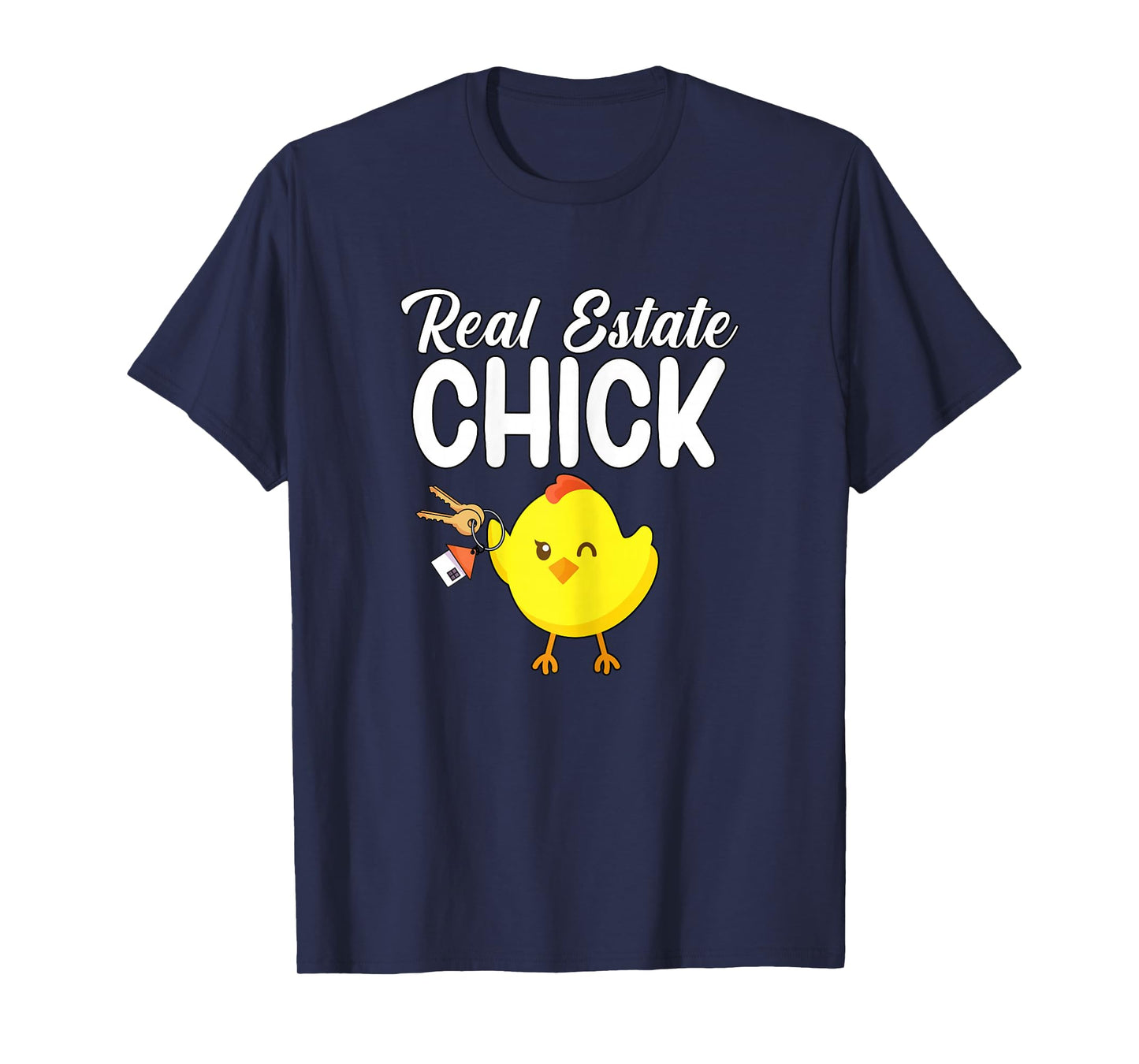 Real estate chick Real Estate Agent Gifts Womens Realtor T-Shirt , Black , Small