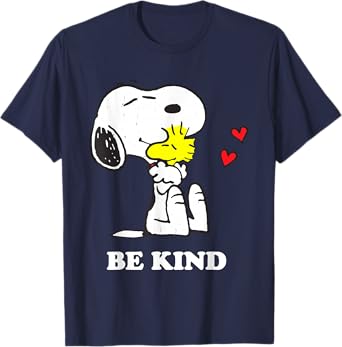 Peanuts Snoopy Hugging Woodstock Be Kind T-Shirt