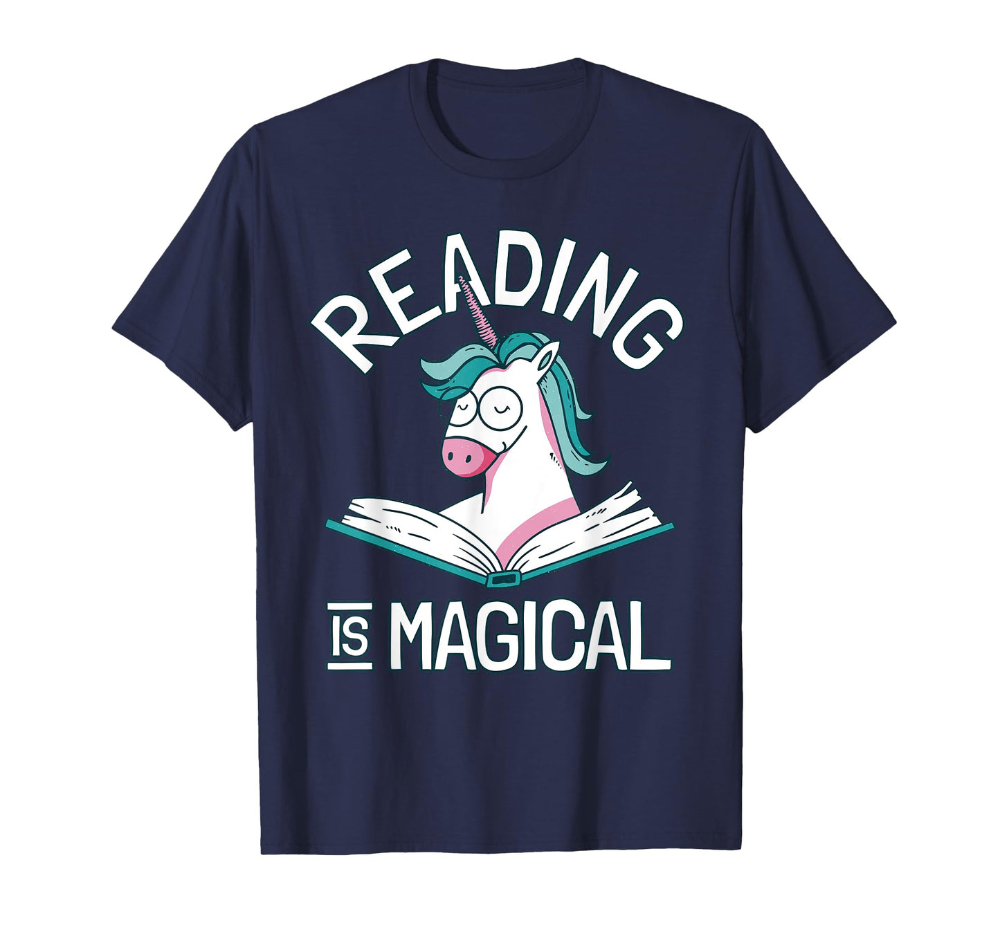 Unicorn Reading Is Magical - Booklover T-Shirt