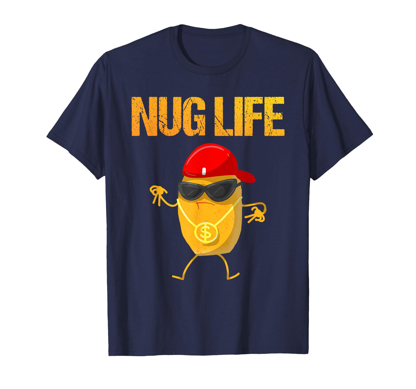 Cool Chicken Nugget Art For Boys Kids Chicken Nugget Lover T-Shirt