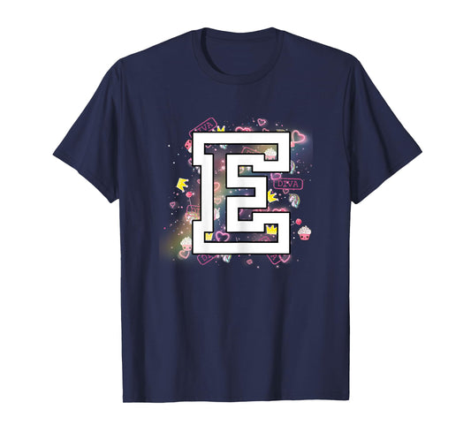 Kids Letter E Clothing For a Girl Who's Name Starts With E T-Shirt