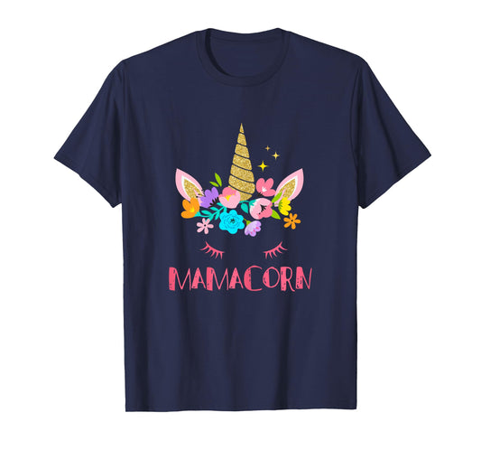Funny Mamacorn Unicorn Costume Mom Mother's Day T-Shirt T-Shirt