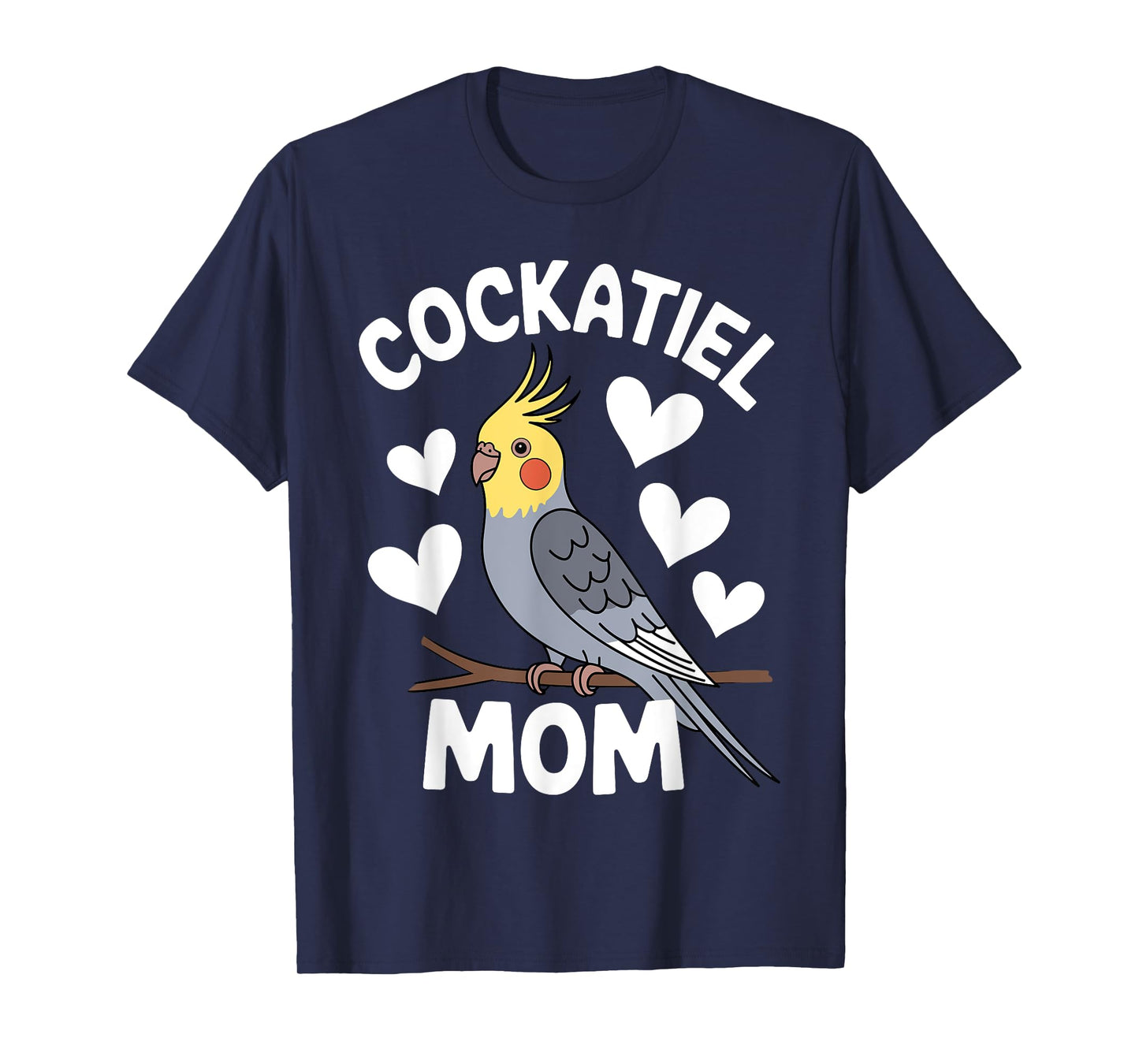 Cool Cockatiel Design For Women Girls Cockatiel Bird Lover T-Shirt