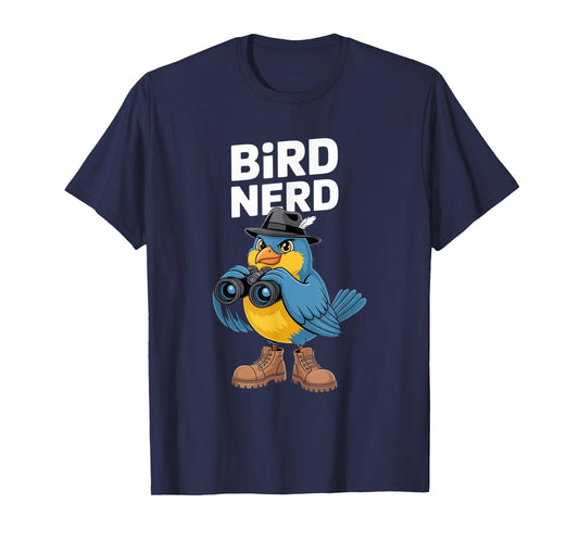 Bird Nerd Funny Bird Watching Birding Bird Lover Watcher T-Shirt