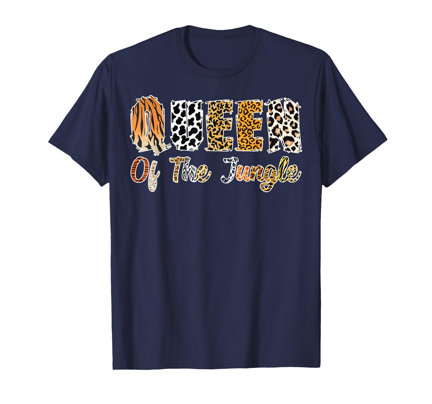 Queen Of The Jungle Birthday Zoo Safari Jungle Animal Family T-Shirt