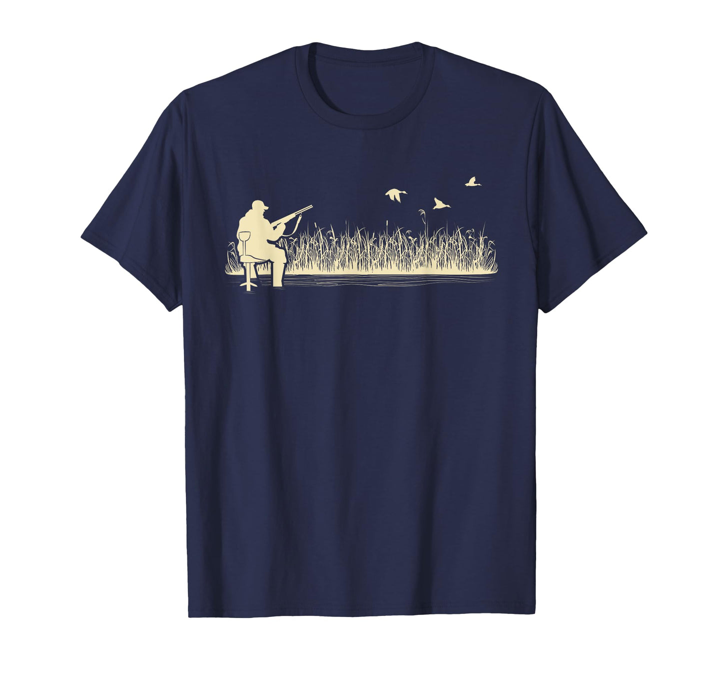 Duck Waterfowl Hunting Swamp Chair For Duck Hunters T-Shirt