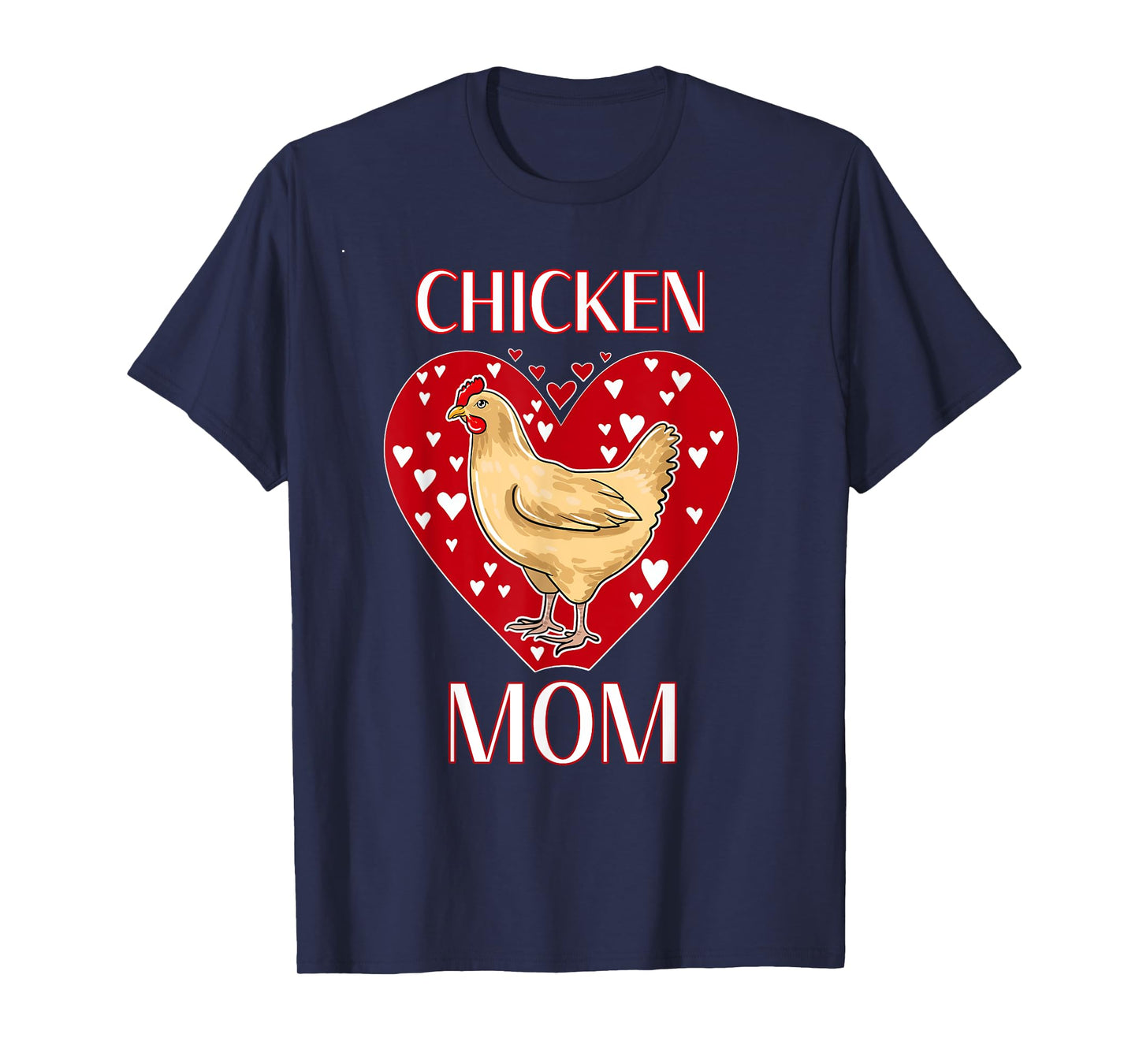 Chicken Mom Funny Chicken Owner Illustration for Women T-Shirt
