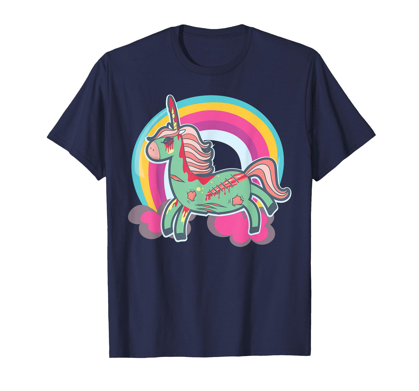Zombicorn Zombie Unicorn Undead Pastel Halloween T-Shirt