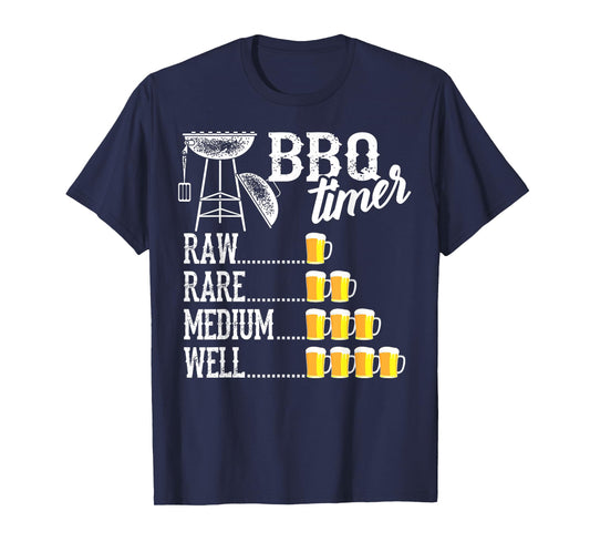 Funny BBQ Art For Men Women Grilling Meat Smoking Barbecue T-Shirt