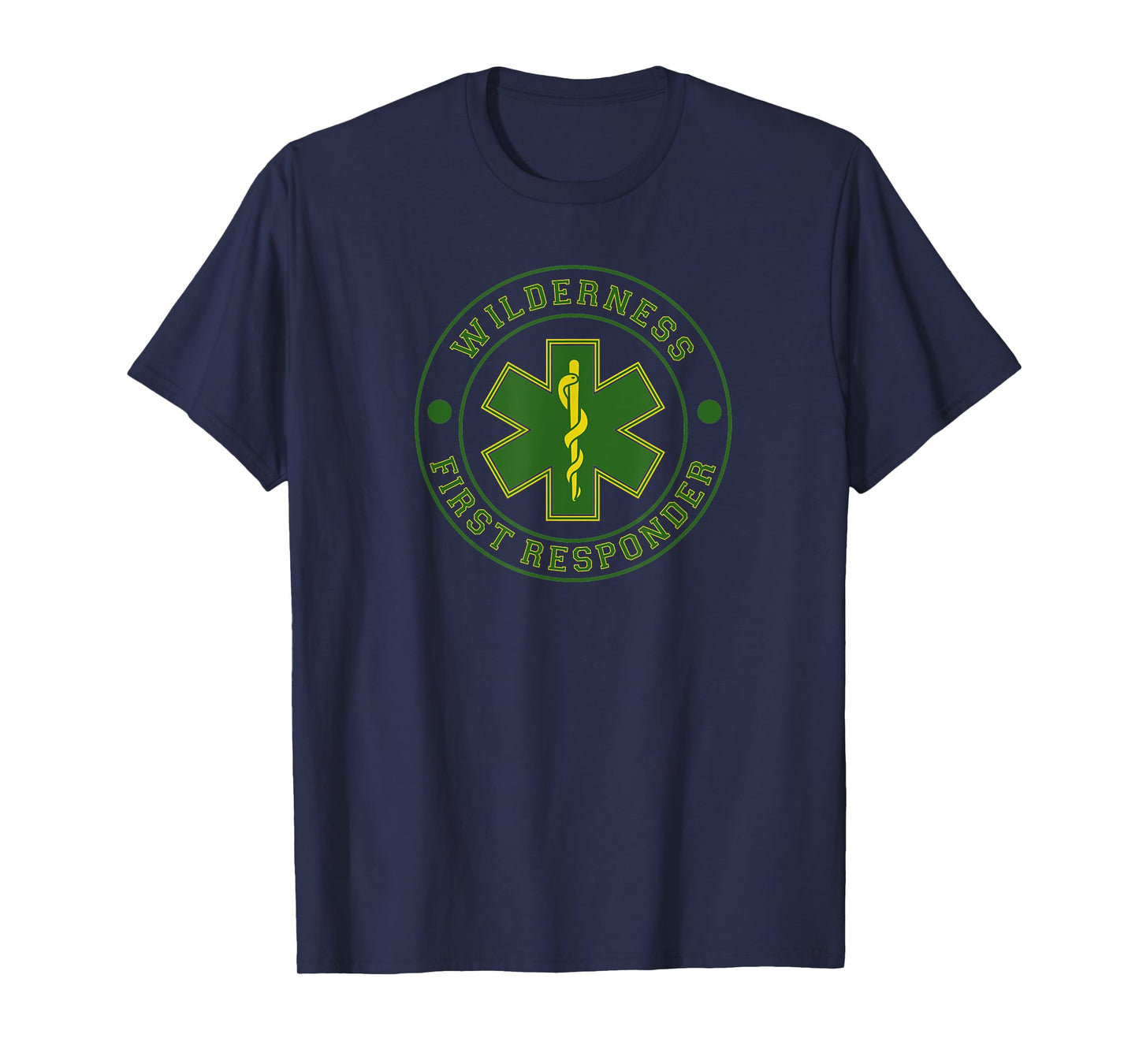 Wilderness First Responder Paramedic EMT Star of Life Badge T-Shirt