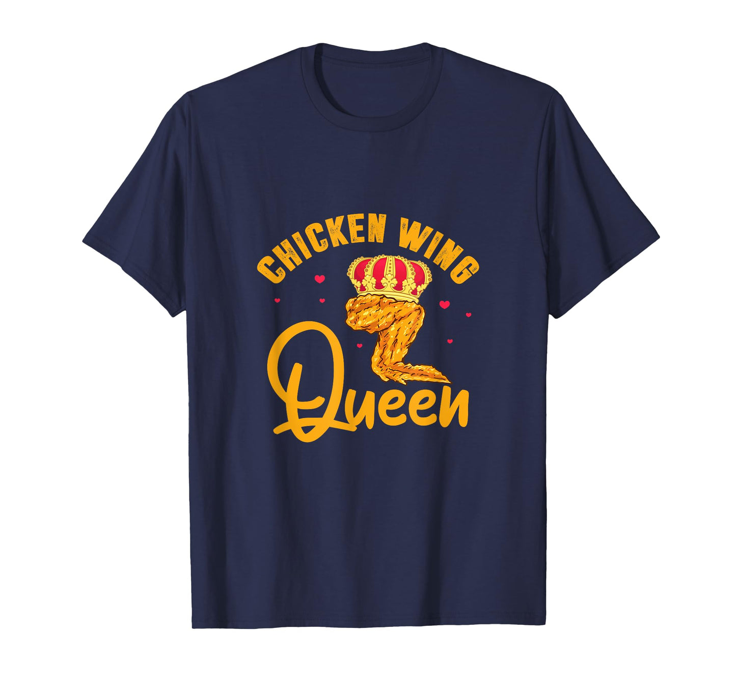 Chicken Wing Queen Black T-Shirt - Women's Small