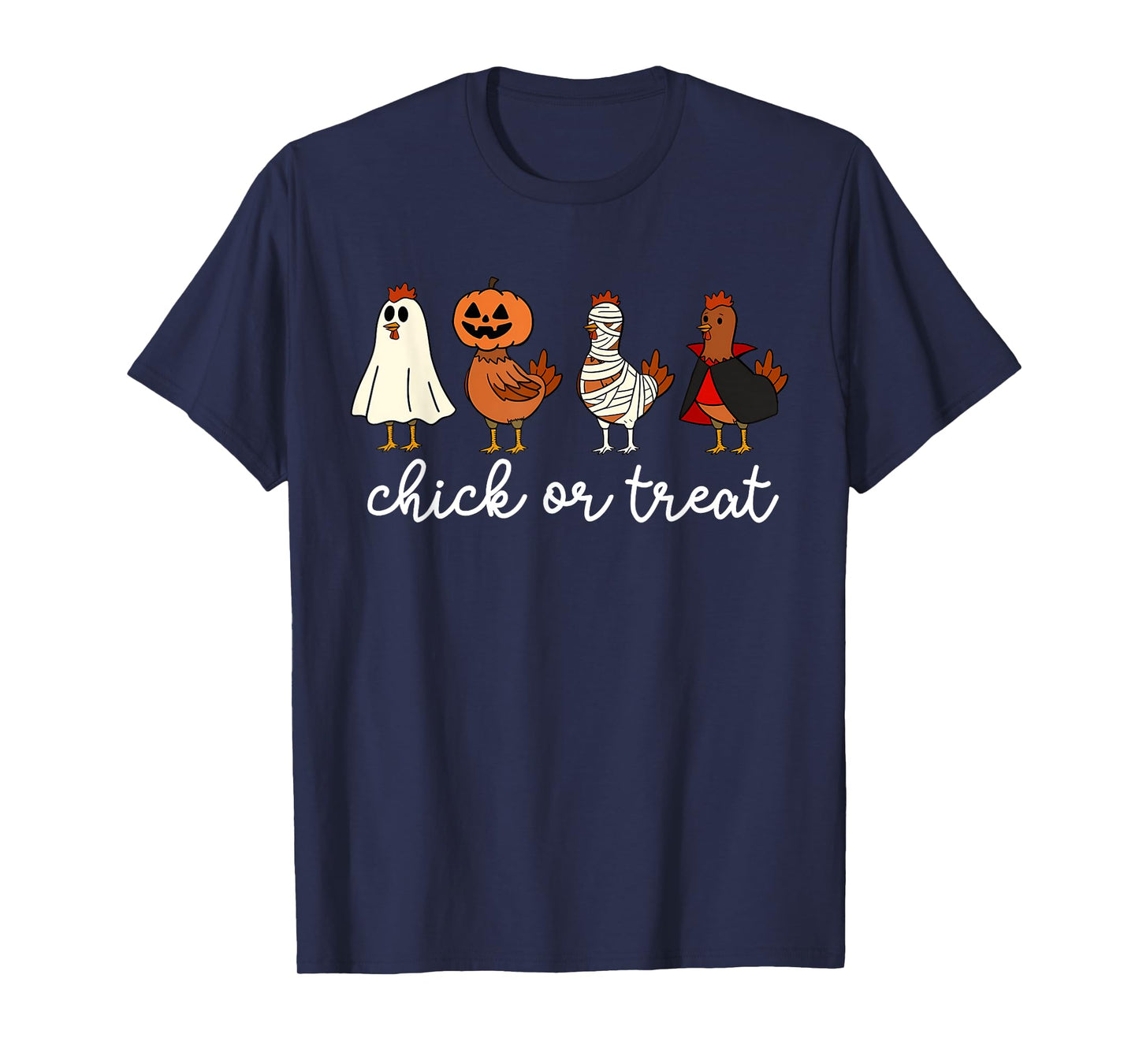 Halloween Chicken Skeleton Chick Or Treat Spooky Season T-Shirt