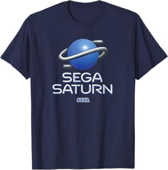 SEGA Saturn logo video game T-Shirt