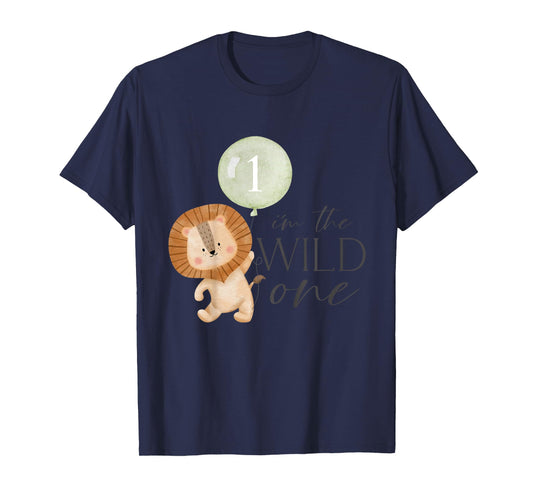 Kids I'm The Wild One Matching Family 1st Birthday Lion Boy Girl T-Shirt