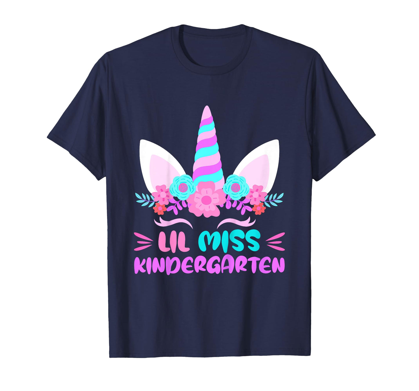 Lil Miss Kindergarten Girls First Day Of Kindergarten T-Shirt