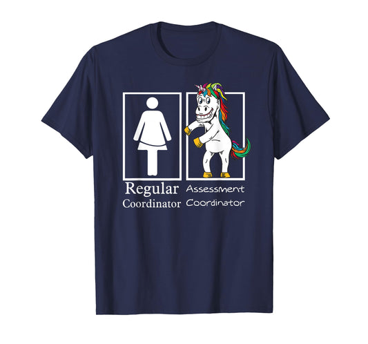Assessment Coordinator Regular Unicorn Testing Team Gifts T-Shirt