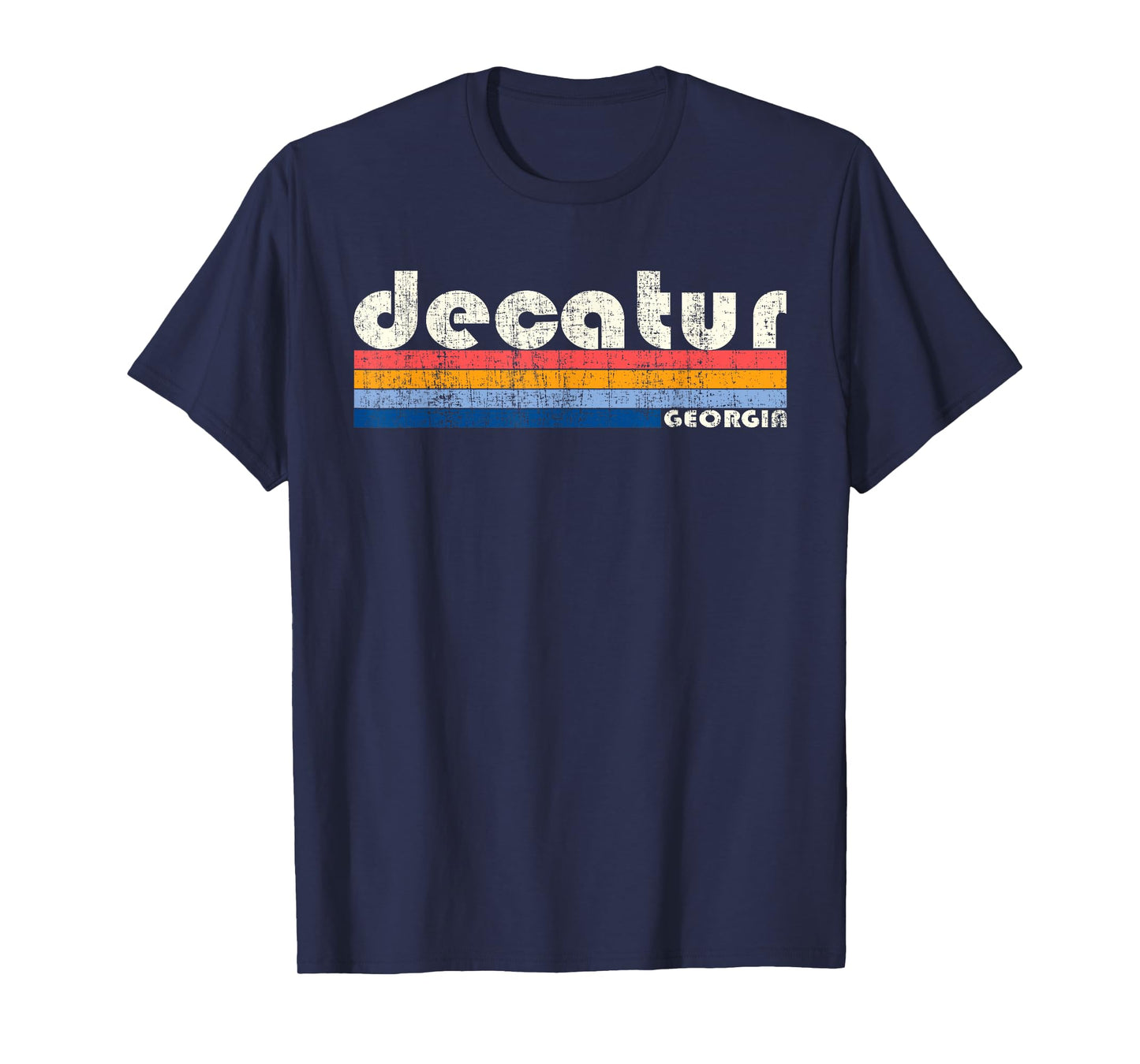 Vintage 70s 80s Style Decatur GA T-Shirt T-Shirt