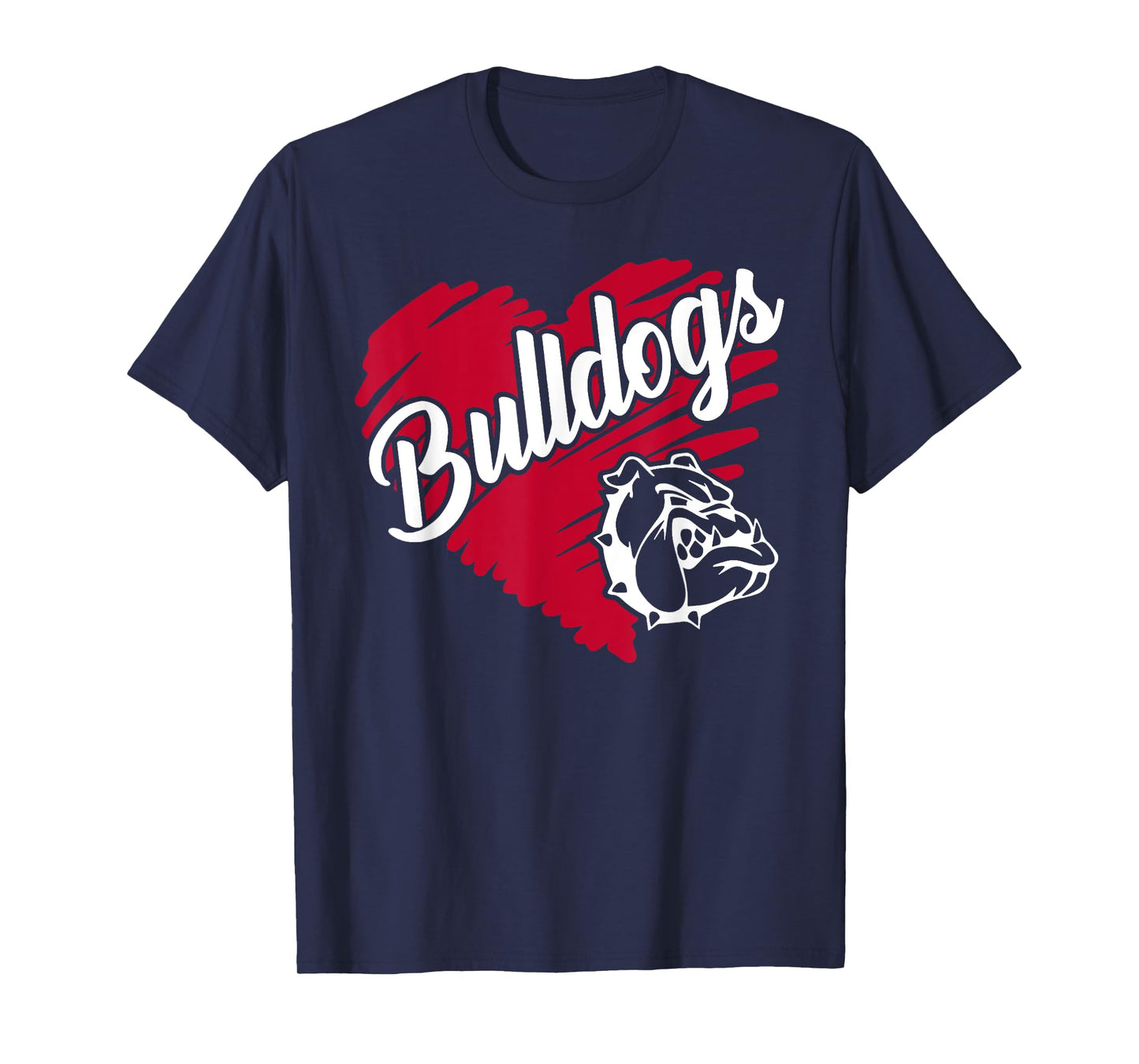 Bulldog Team Mascot School Spirit Go Dawgs For Men Women Kid T-Shirt