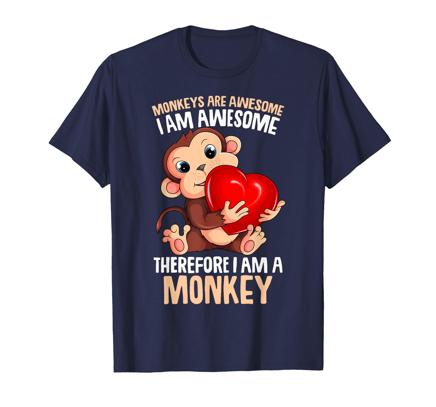 Monkeys Are Awesome Girls Kids Monkey T-Shirt