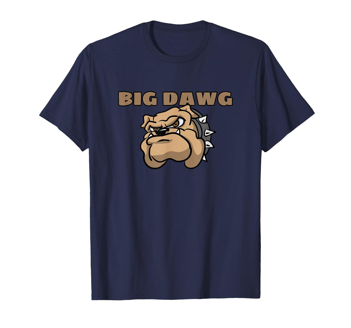 Mens BIG DAWG T Shirt, featuring cartoon Bulldog T-Shirt