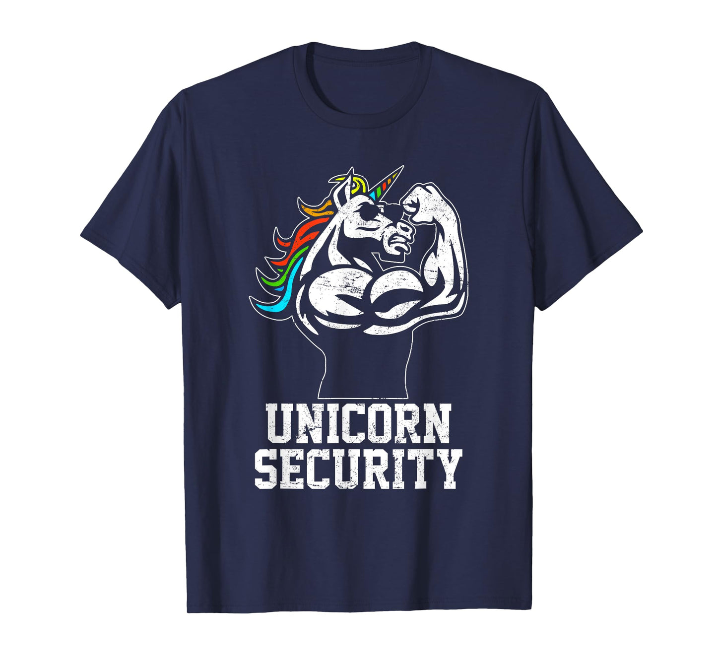 Unicorn Security funny Unicorn Gymer gift dad father day T-Shirt