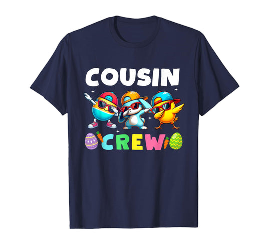 Cousin Crew Easter Bunny Family Matching Girls Boys Toddler T-Shirt
