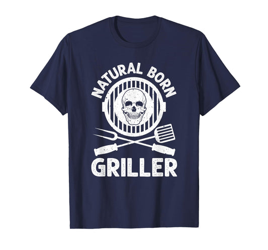 Funny BBQ Art For Men Women Grilling Meat Smoking Barbecue T-Shirt