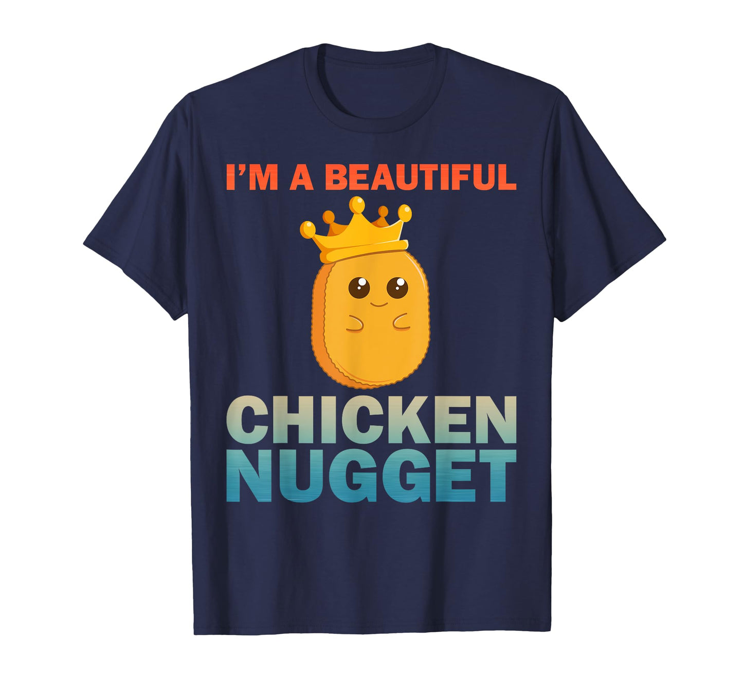 Cute Chicken Nugget Art For Women Girls Chicken Nugget Lover T-Shirt