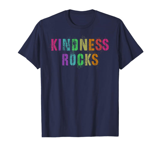 Vintage KINDNESS ROCKS Kind Rolling Back Be Good Teacher Men Women Kids T-Shirt