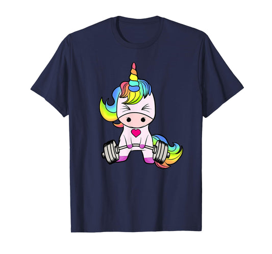 Unicorn Gym T-Shirt, Unicorn Weightlifting Shirt T-Shirt