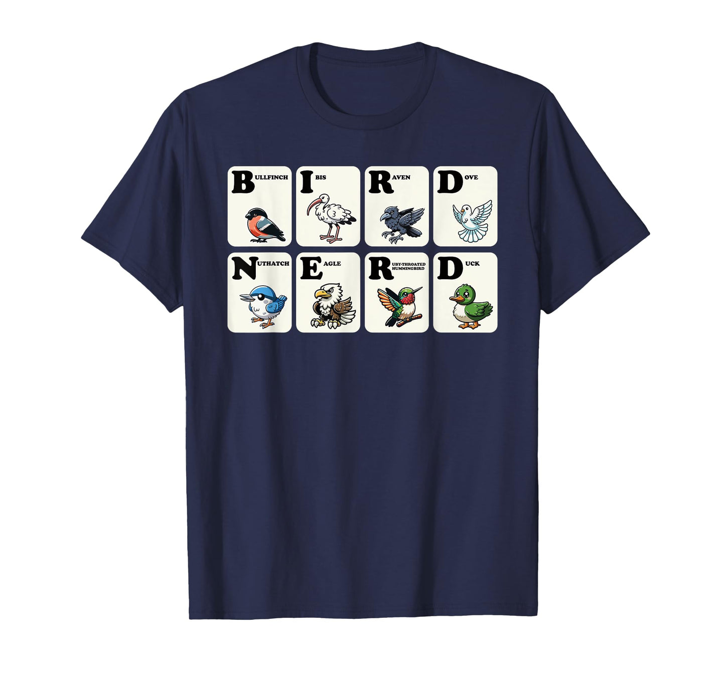 Bird Nerd Funny Bird Lover Bird Watching Birding T-Shirt