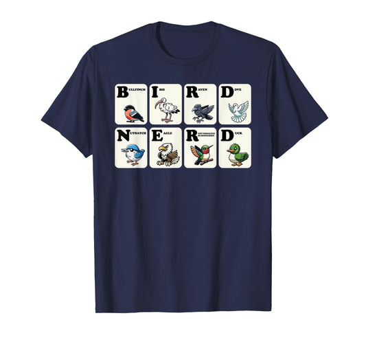 Bird Nerd Funny Bird Lover Bird Watching Birding T-Shirt