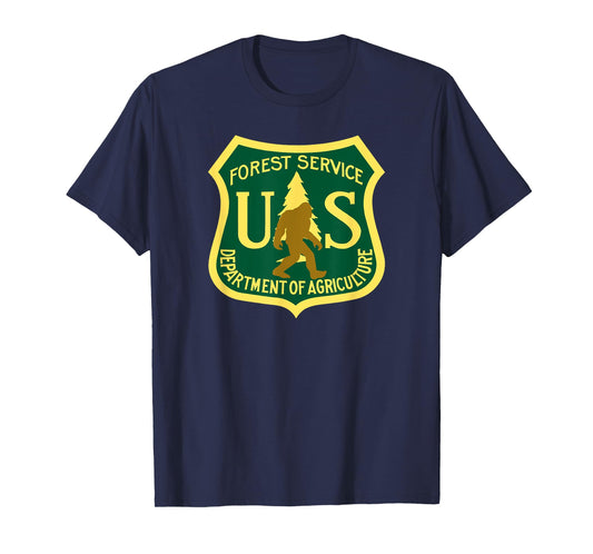 Bigfoot, Sasquatch, Yeti, USFS, Funny, T-Shirt