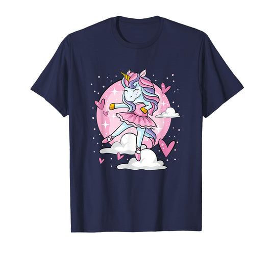 Ballet Unicorn Ballerina Cute Dance Teen Girl T-Shirt