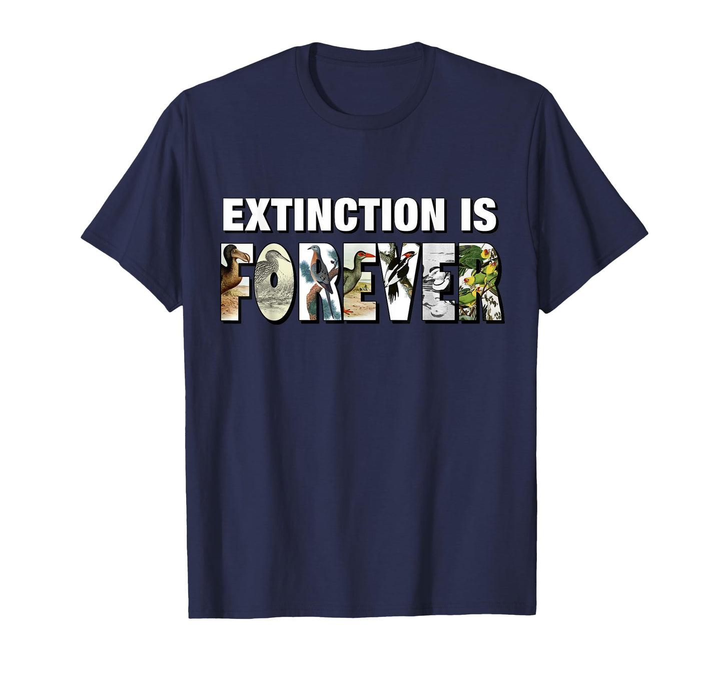 Extinction Is Forever Extinct Birds T-Shirt